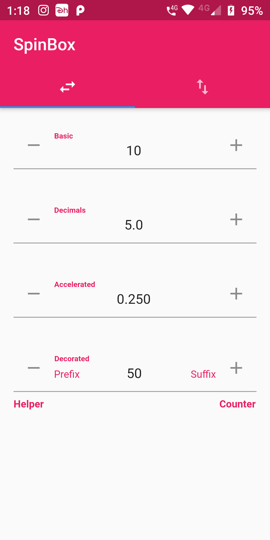 android studio spinner text size