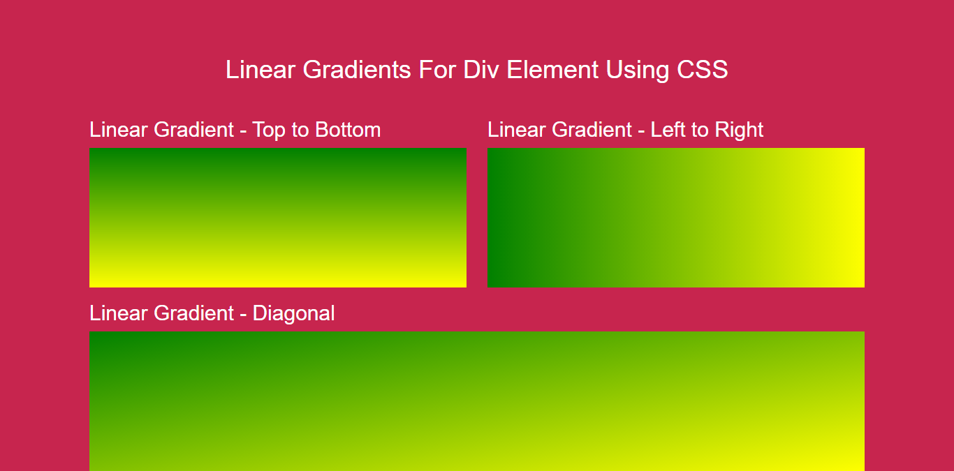 how-to-set-linear-gradients-for-div-element-using-css