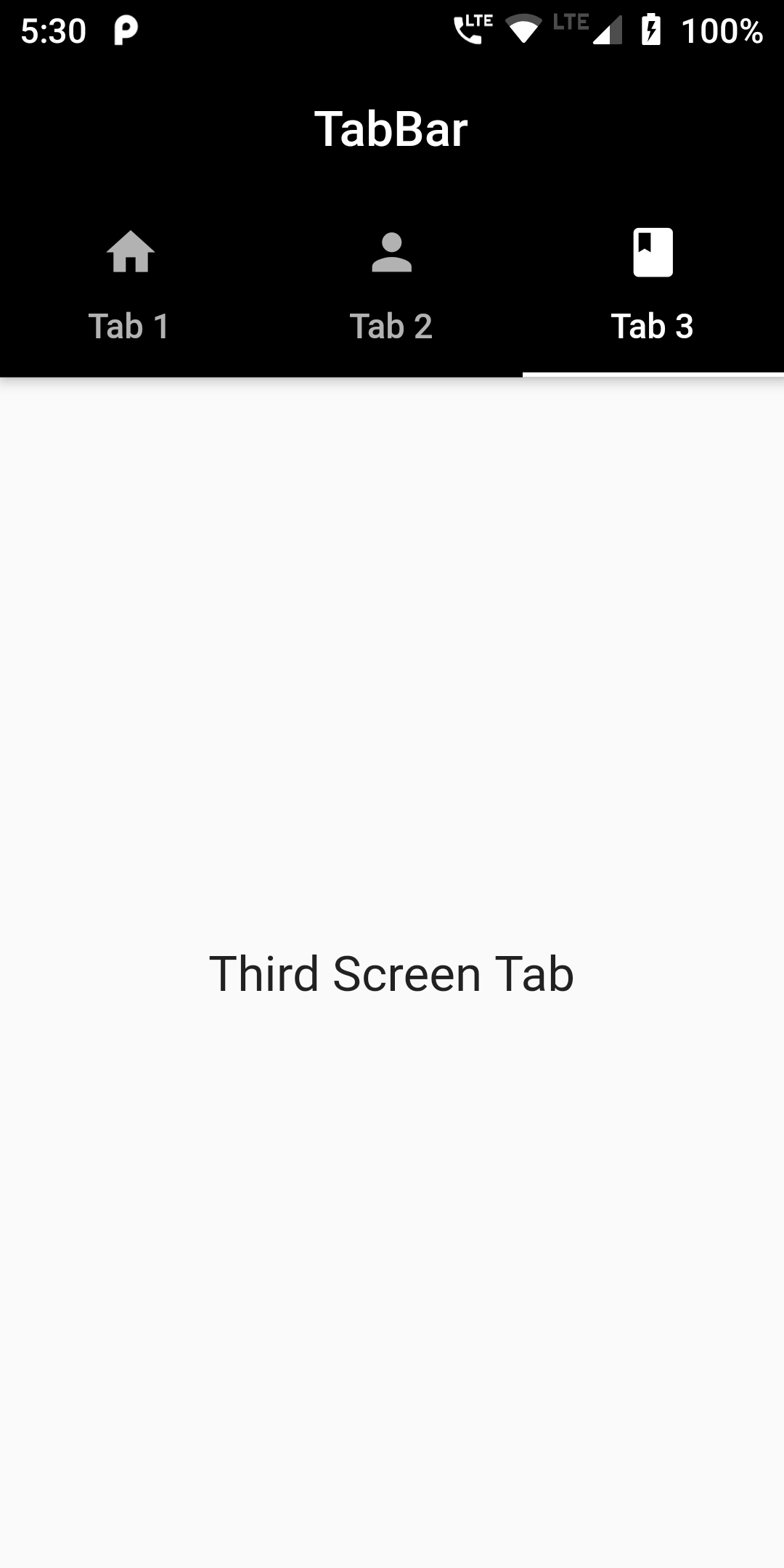 Add TabBar in Flutter App