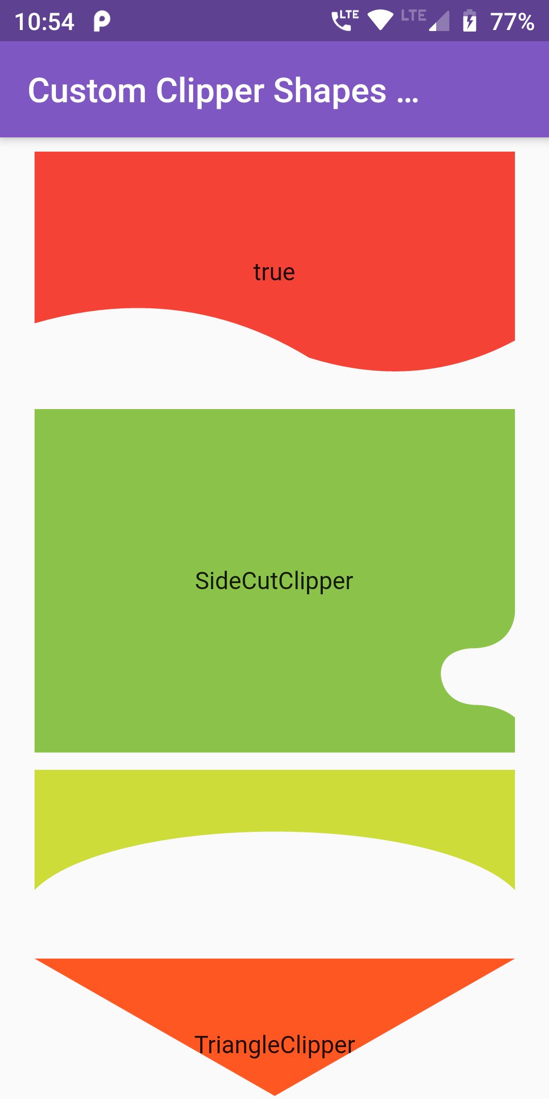 How To Make Custom Clipper Example In Flutter Android App