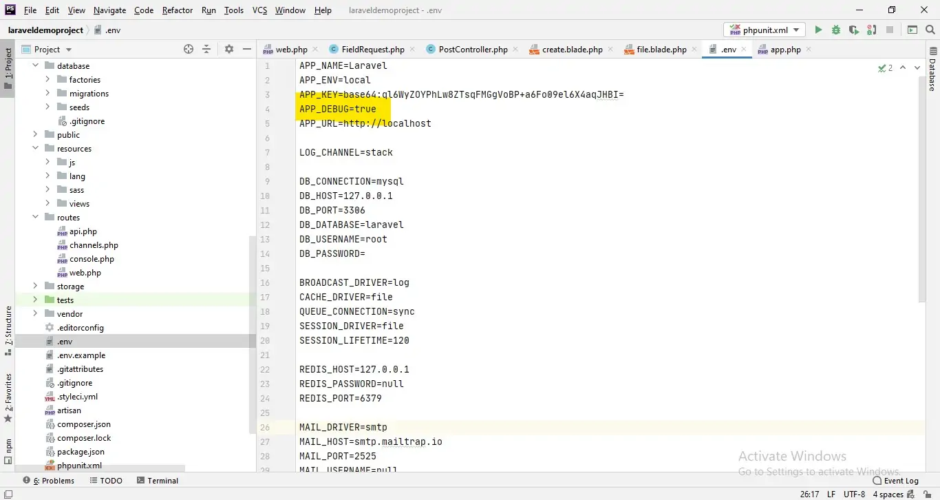 What Is Error Handling In Laravel FrameWork With Example