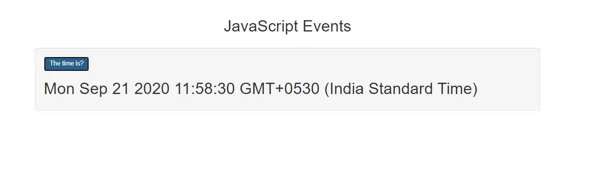 How Can I Define Events In JavaScript With Examples