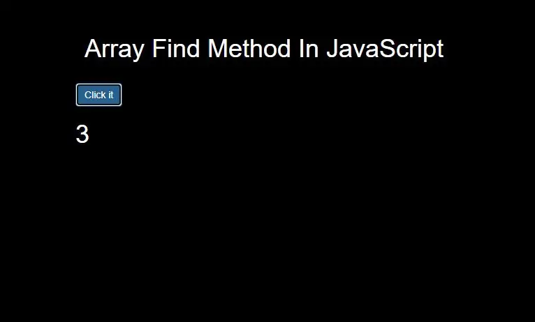 How To Use Array Find Method In JavaScript With Example