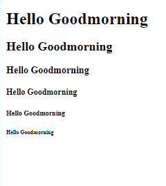HTML Headings