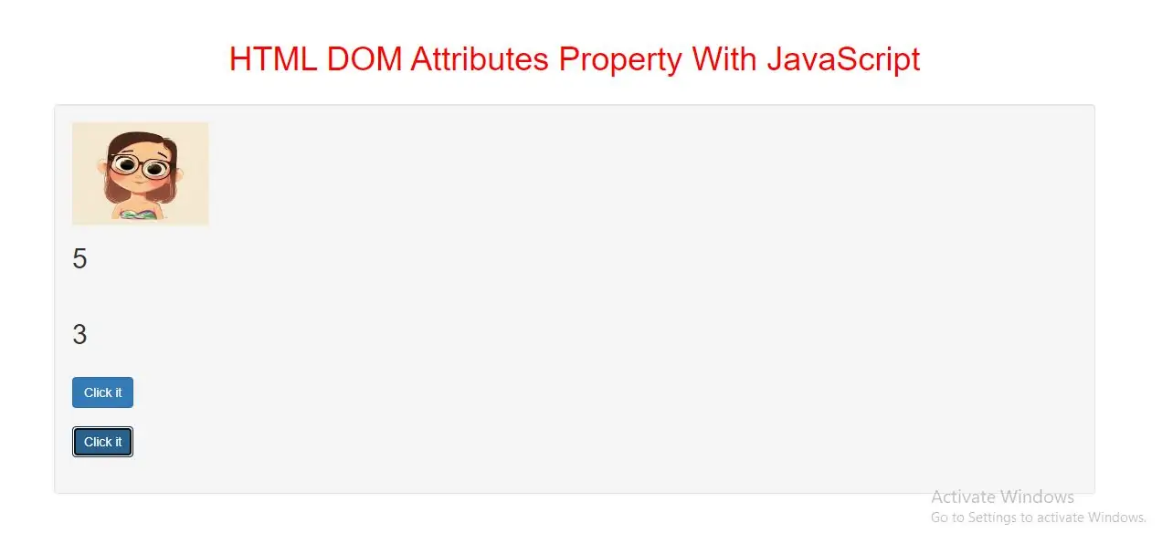 How To Use HTML DOM Attributes Property With JavaScript