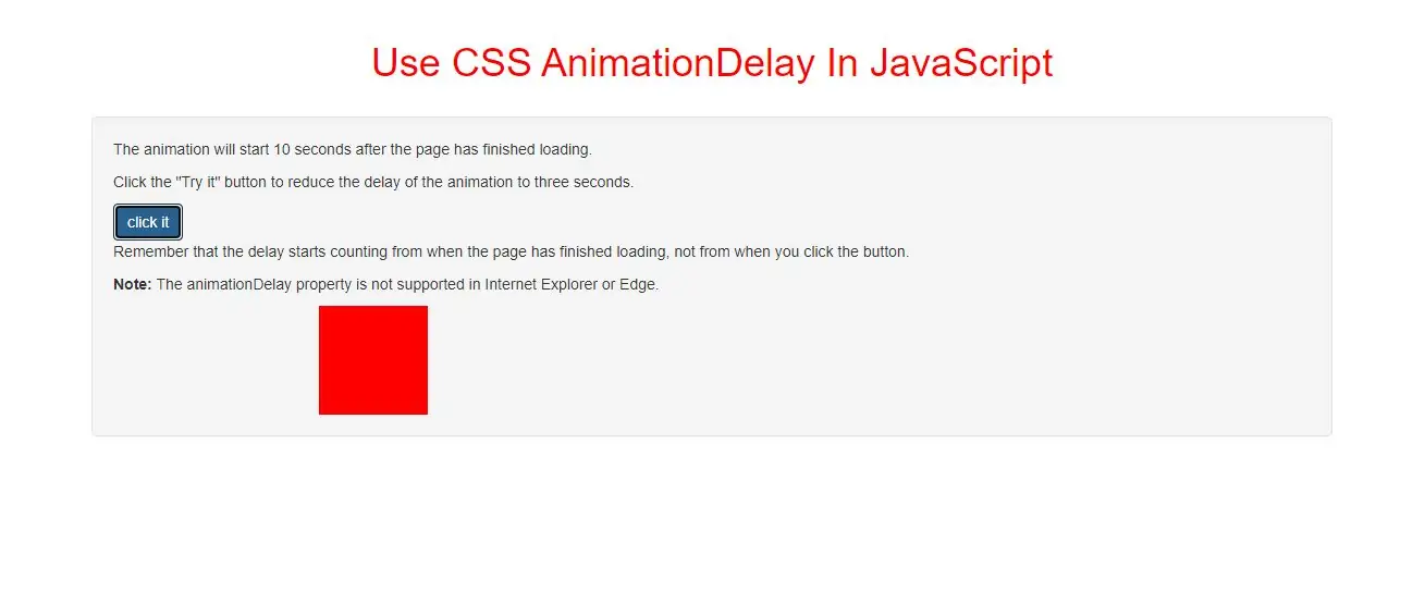 How To Use CSS Animation In JavaScript With Example