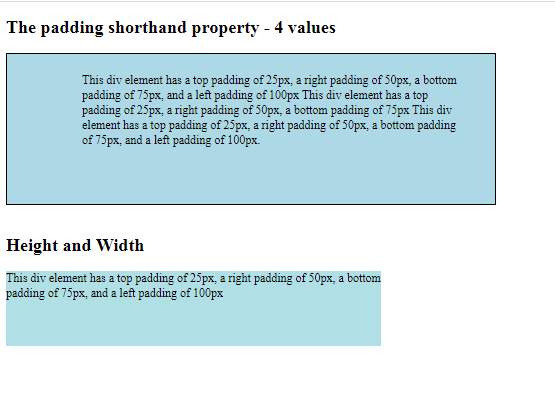 CSS Margins and Padding