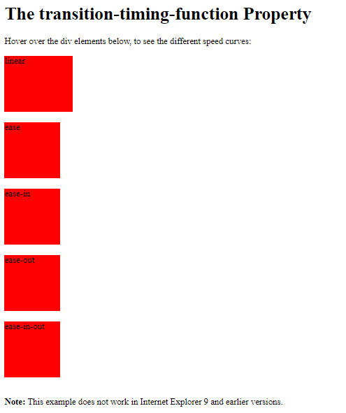 CSS Transistion