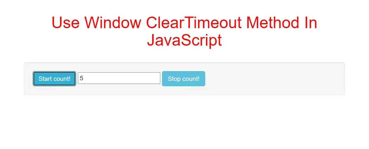 How To Use Window ClearTimeout Method In JavaScript