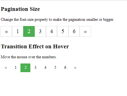 CSS Pagination