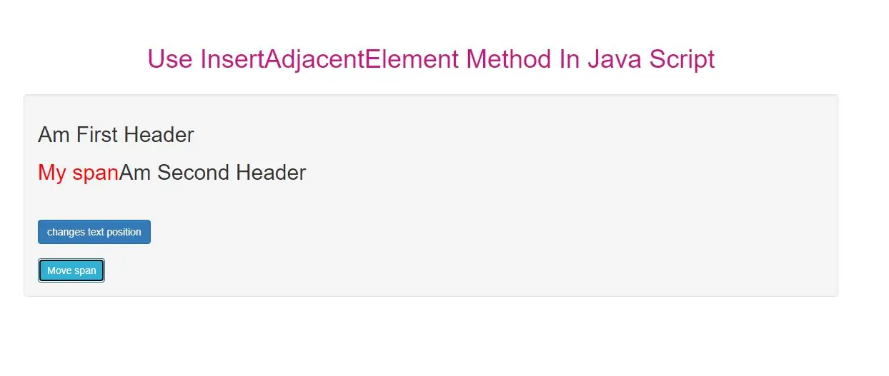How To Use InsertAdjacentText Method In JavaScript