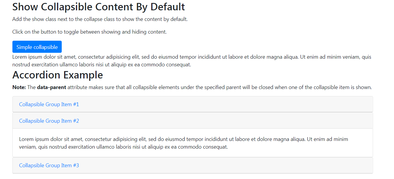 Bootstrap Collapse