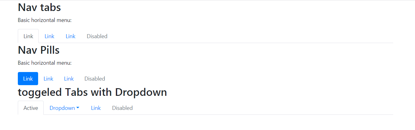 Bootstrap Navs