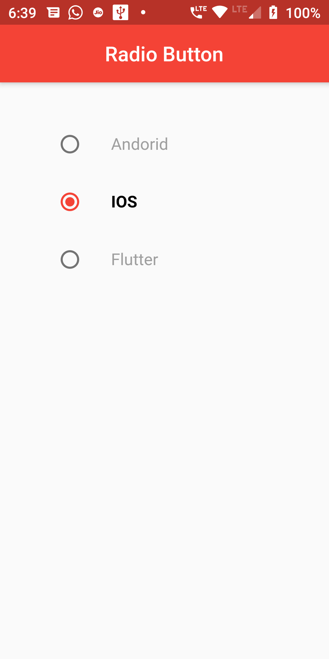 How To Change The Radio Button Color In Flutter App