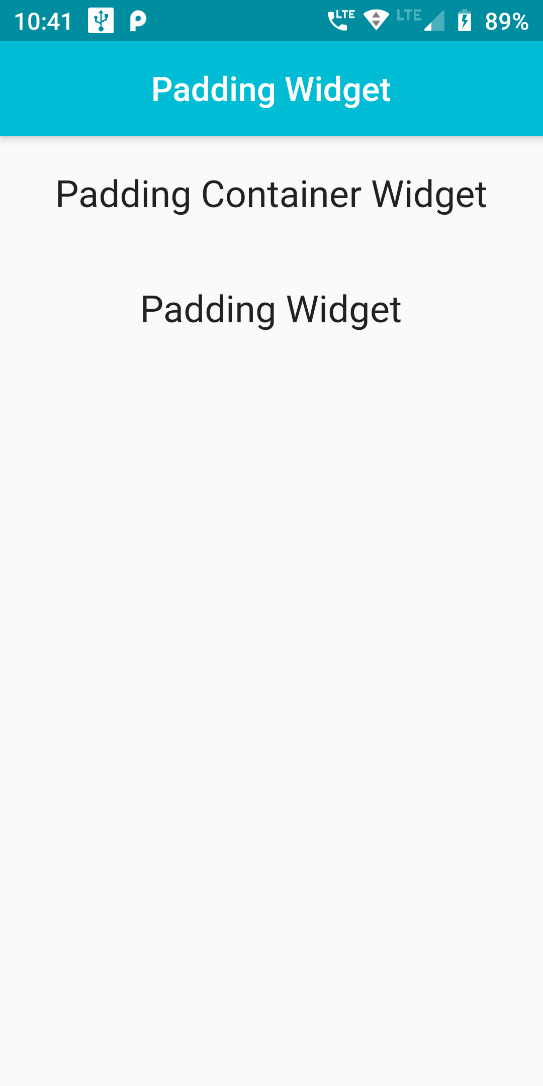 How To Add Text Padding Widget In Flutter Android App