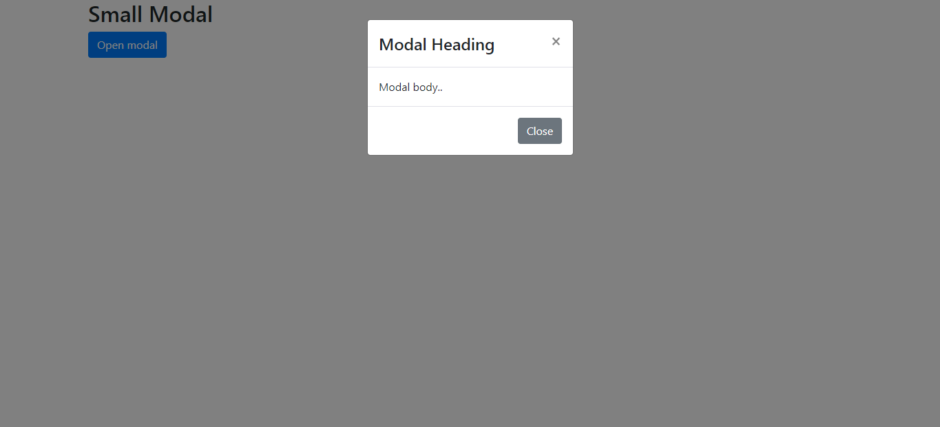 Bootstrap Modal