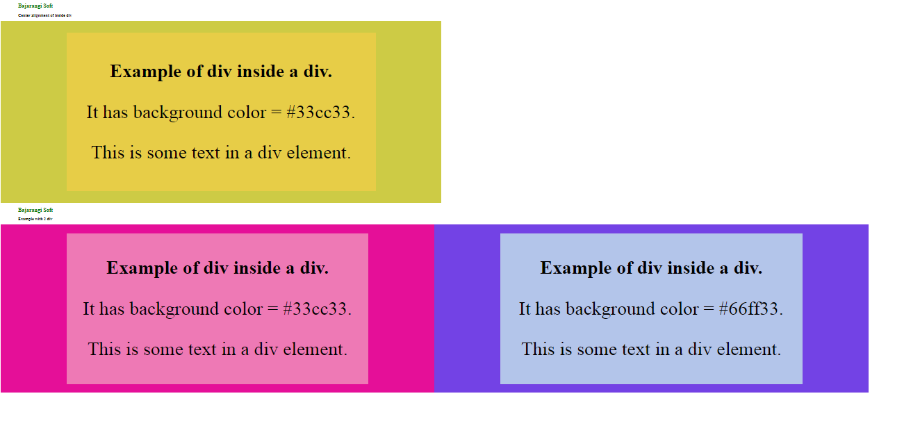 CSS Another Div