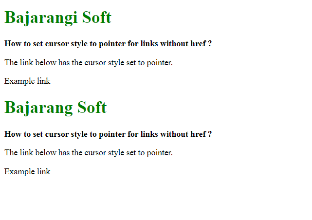 cursor Links