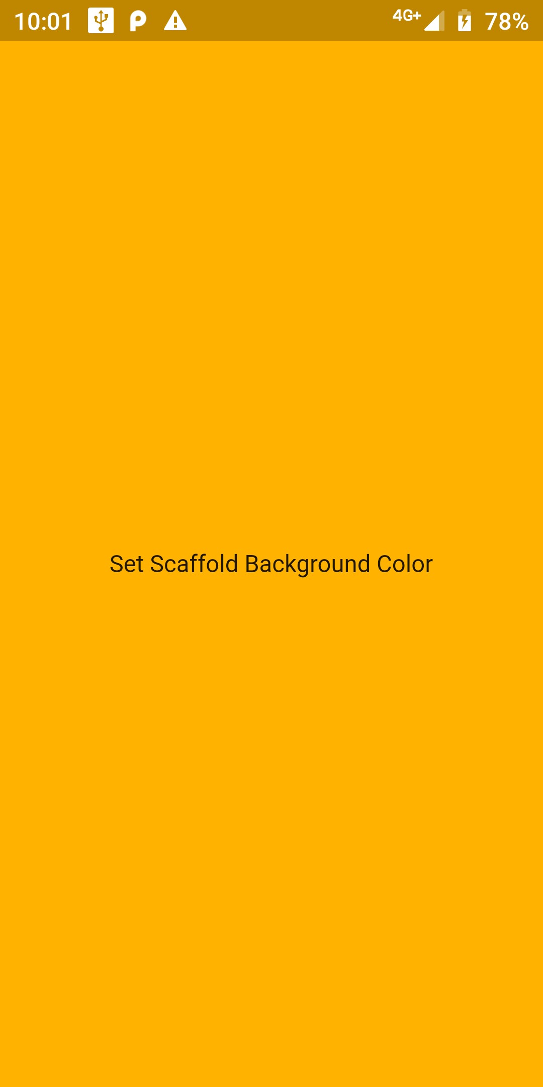 How To Set Scaffold Background Color In Flutter Android App