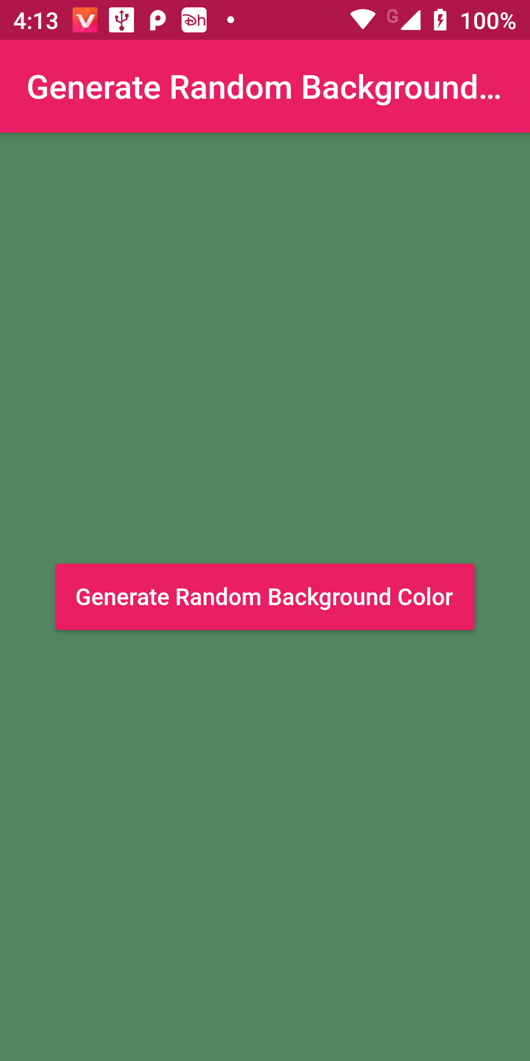 Generate Random Background Color In Flutter Android App