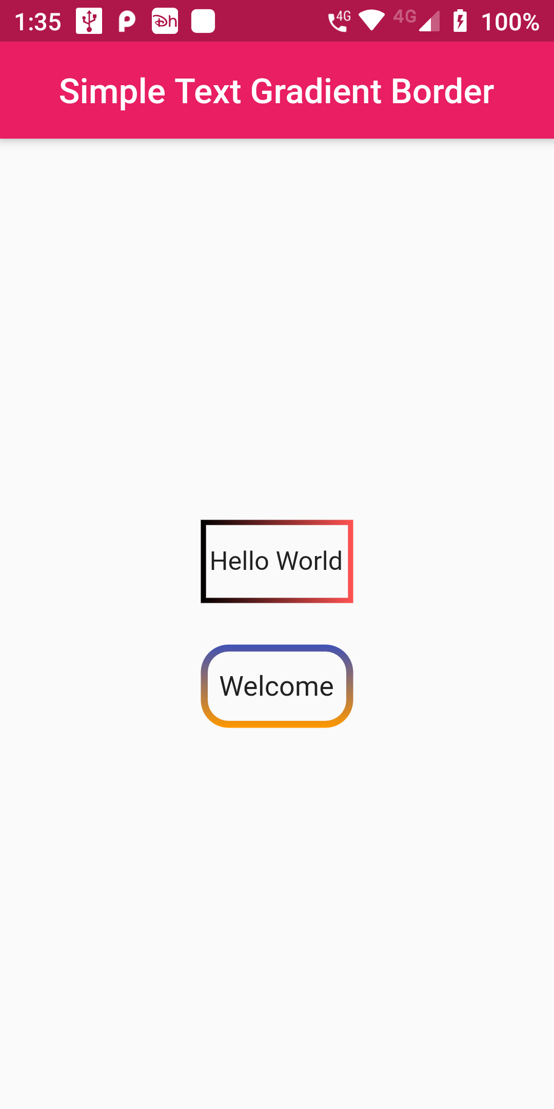 How To Add Gradient Border Using Flutter Android App