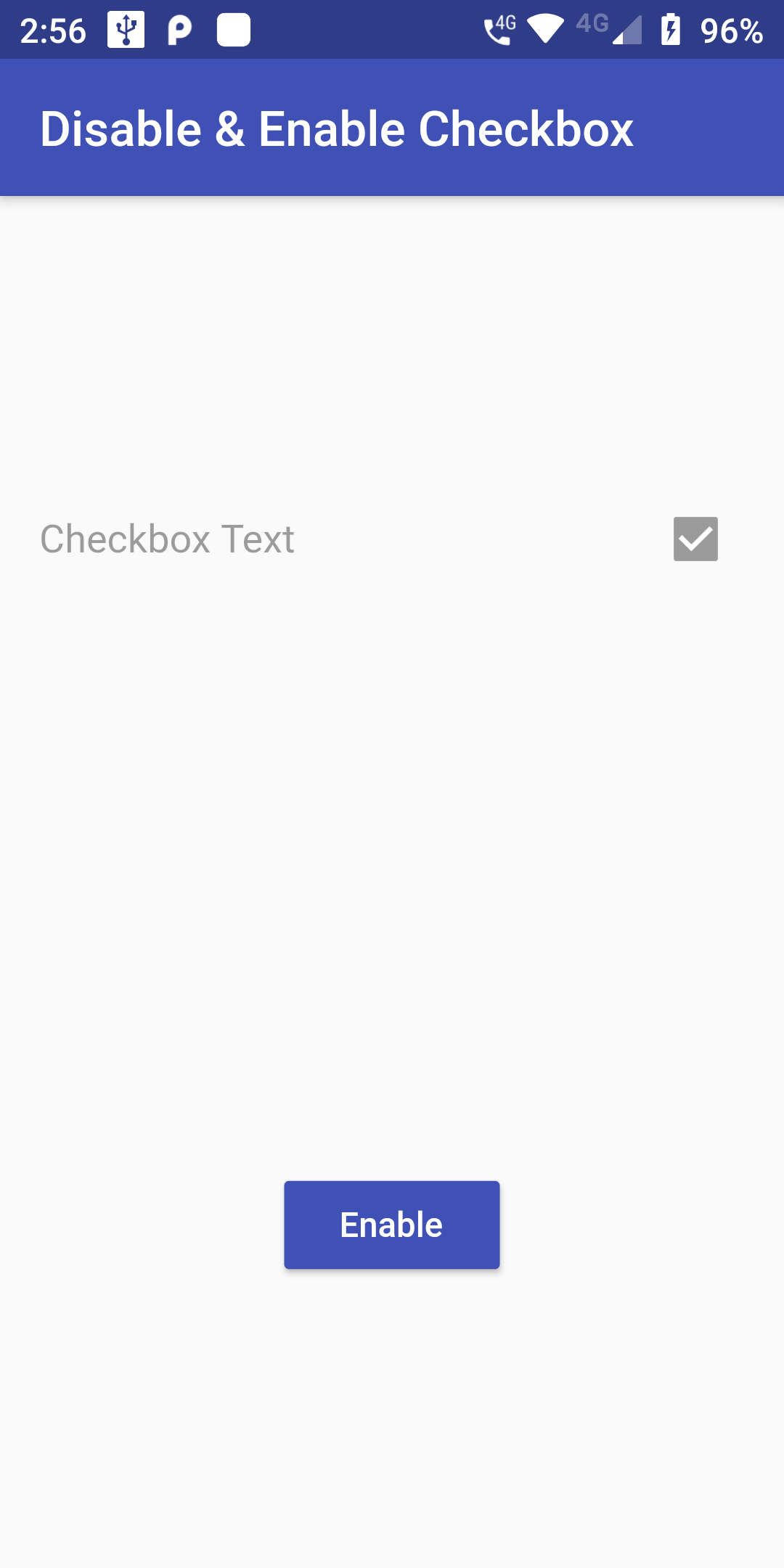 Disable And Enable Checkbox Using Flutter Android App