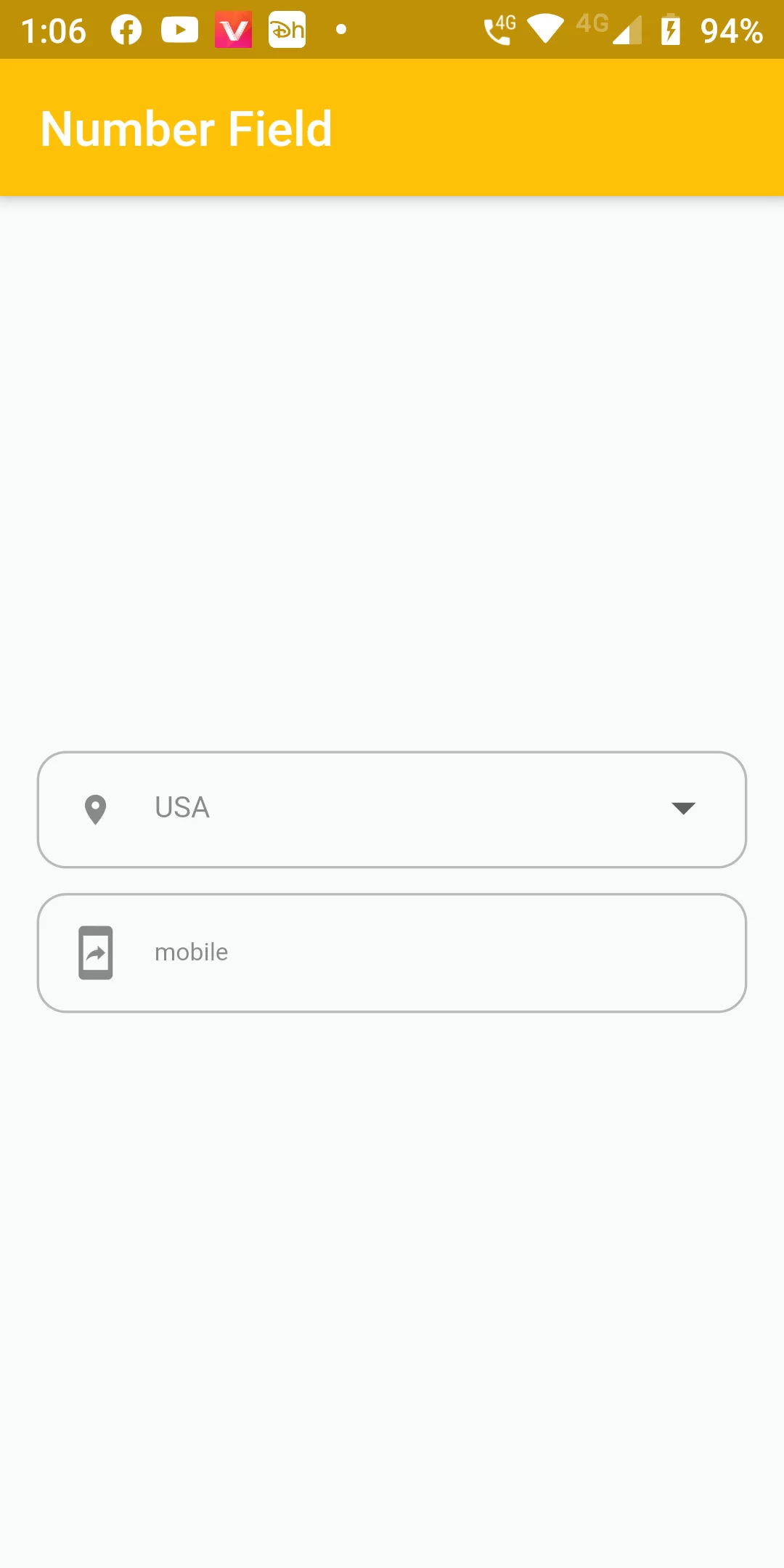 How To Create Number Field With Dropdown Field In Flutter