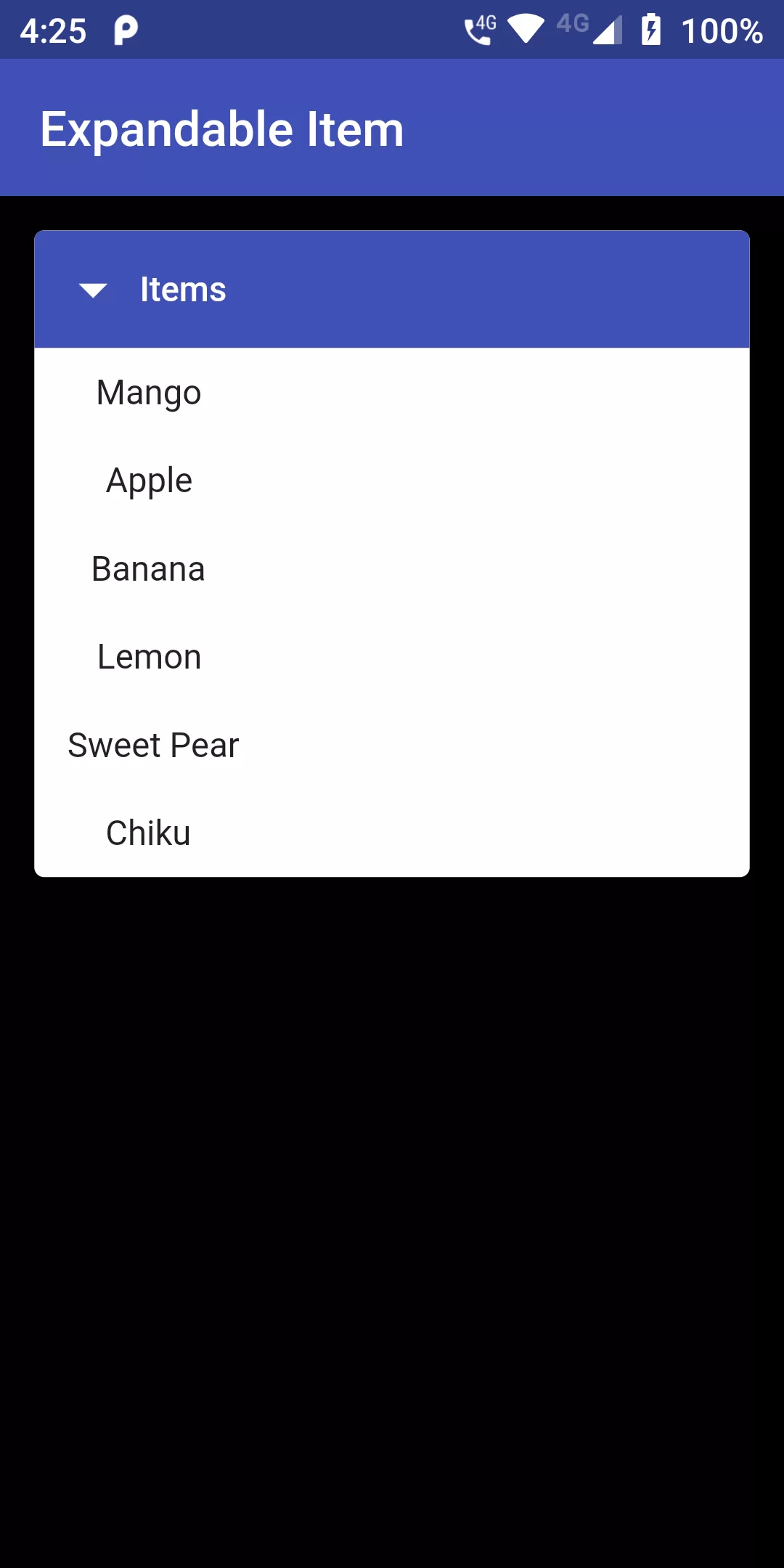 How To Create Expandable Items Using Flutter Android App