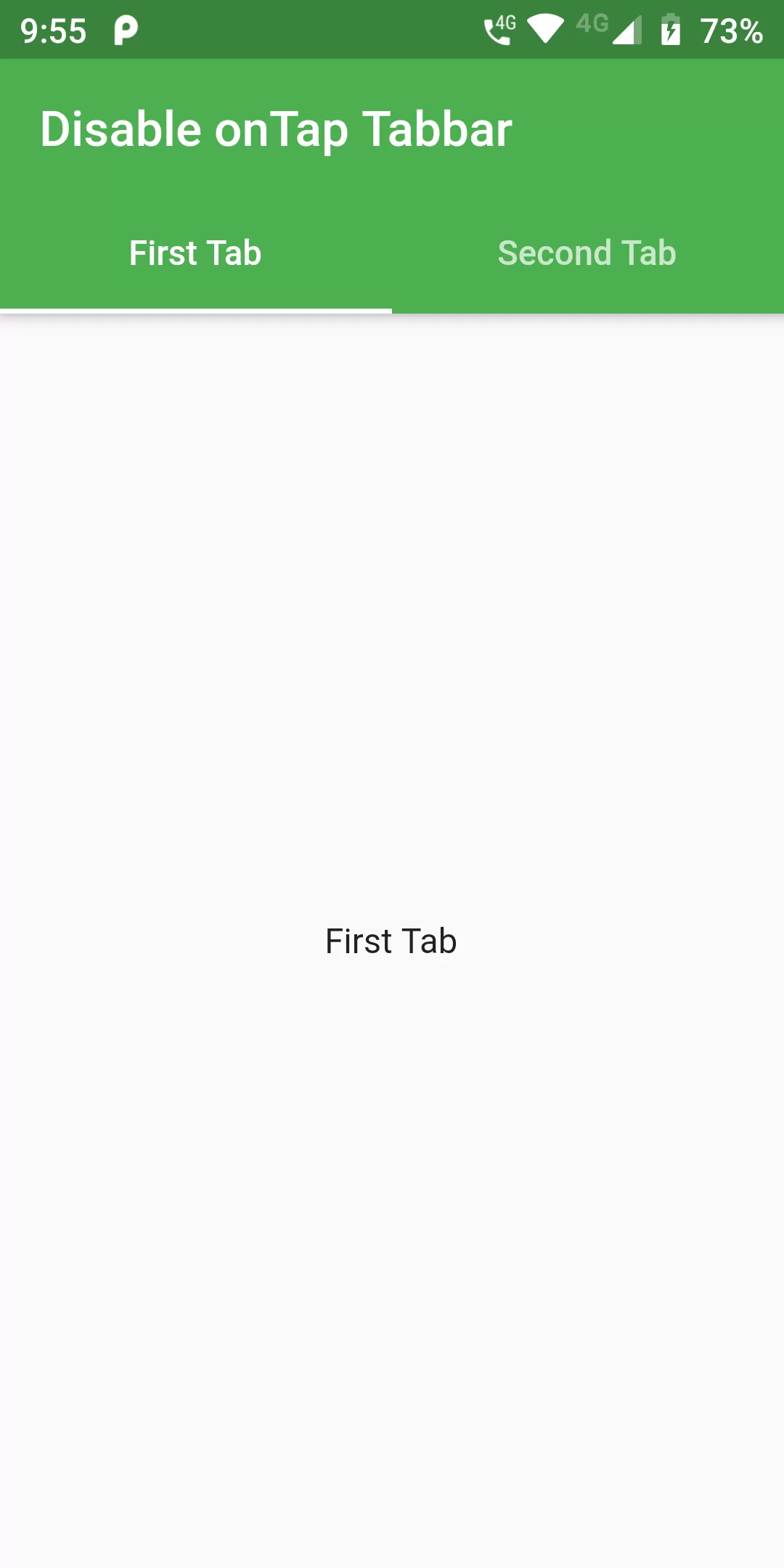 How To Disable Swiping Tabbar Using Flutter Android App
