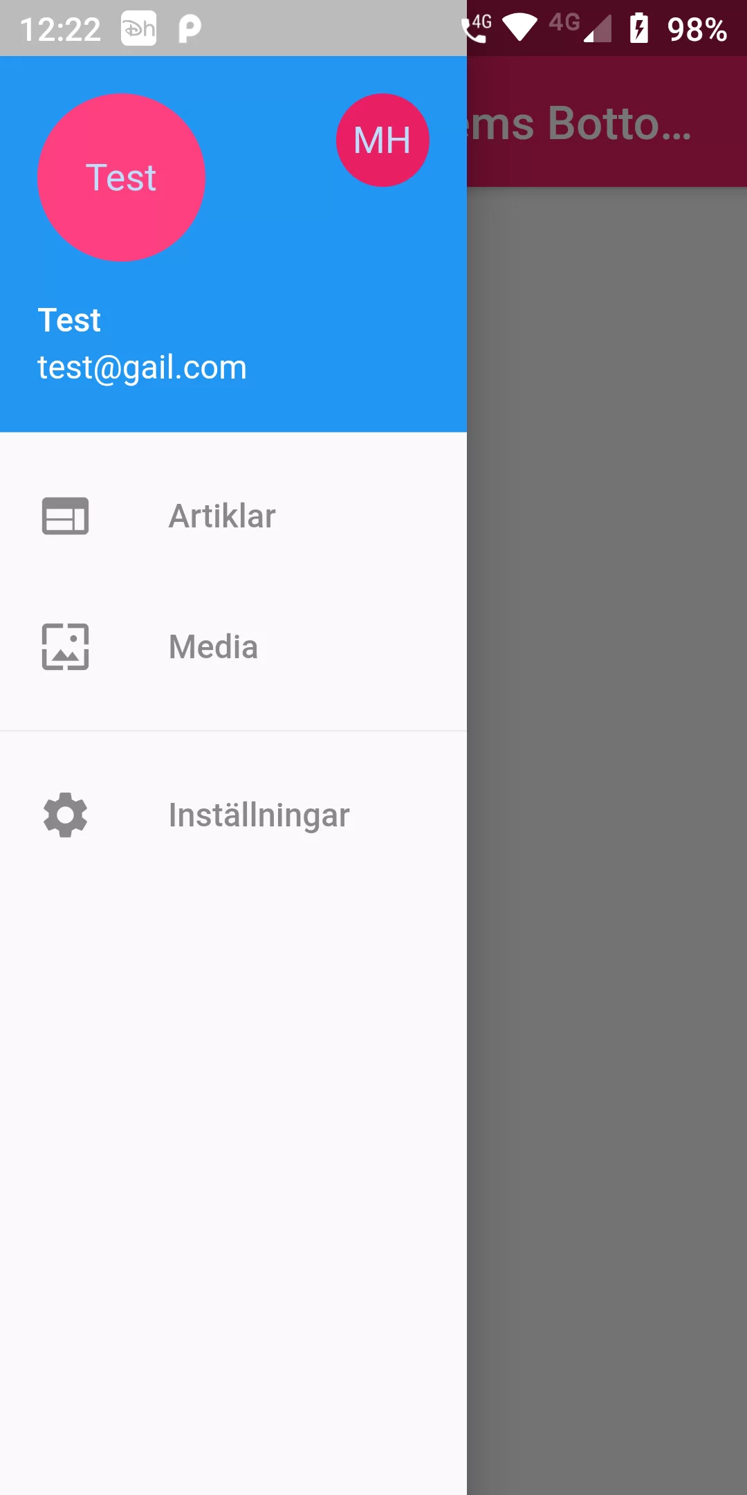 White Space Under Navigation Bar In Drawer Using Flutter