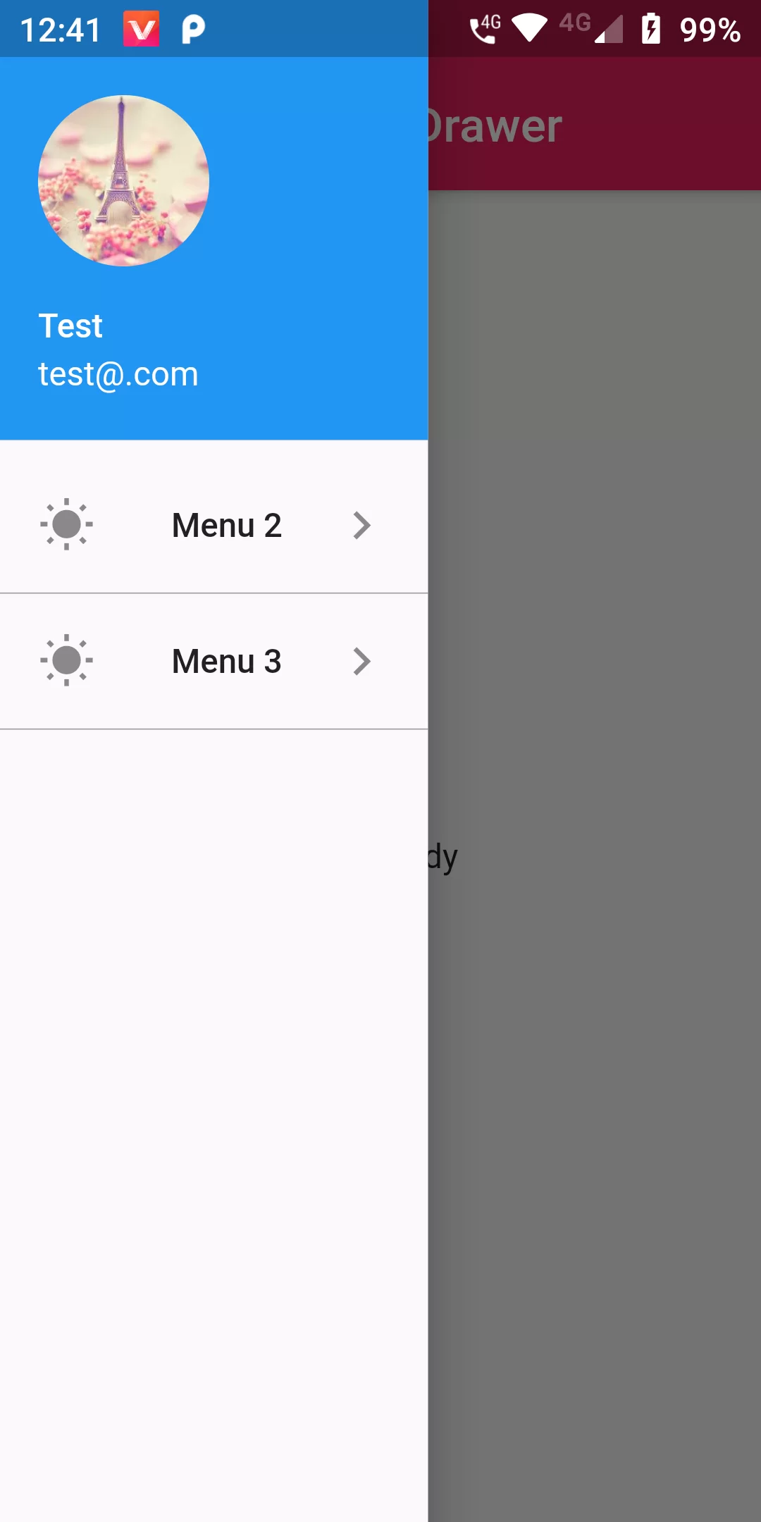 How To Make Drawer Width Using Flutter Android App