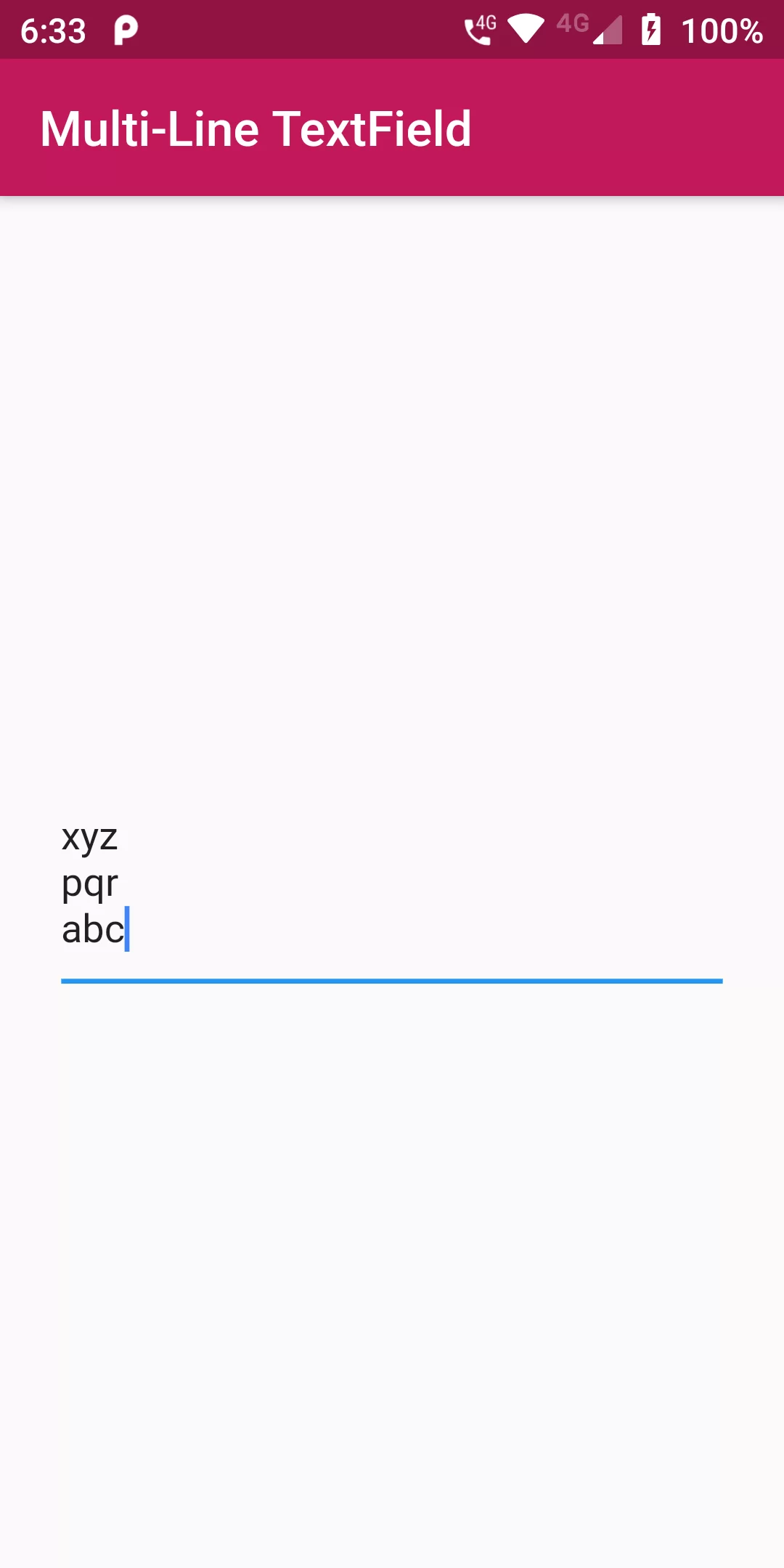 How To Create Multi Line Textfield Using Flutter Android App