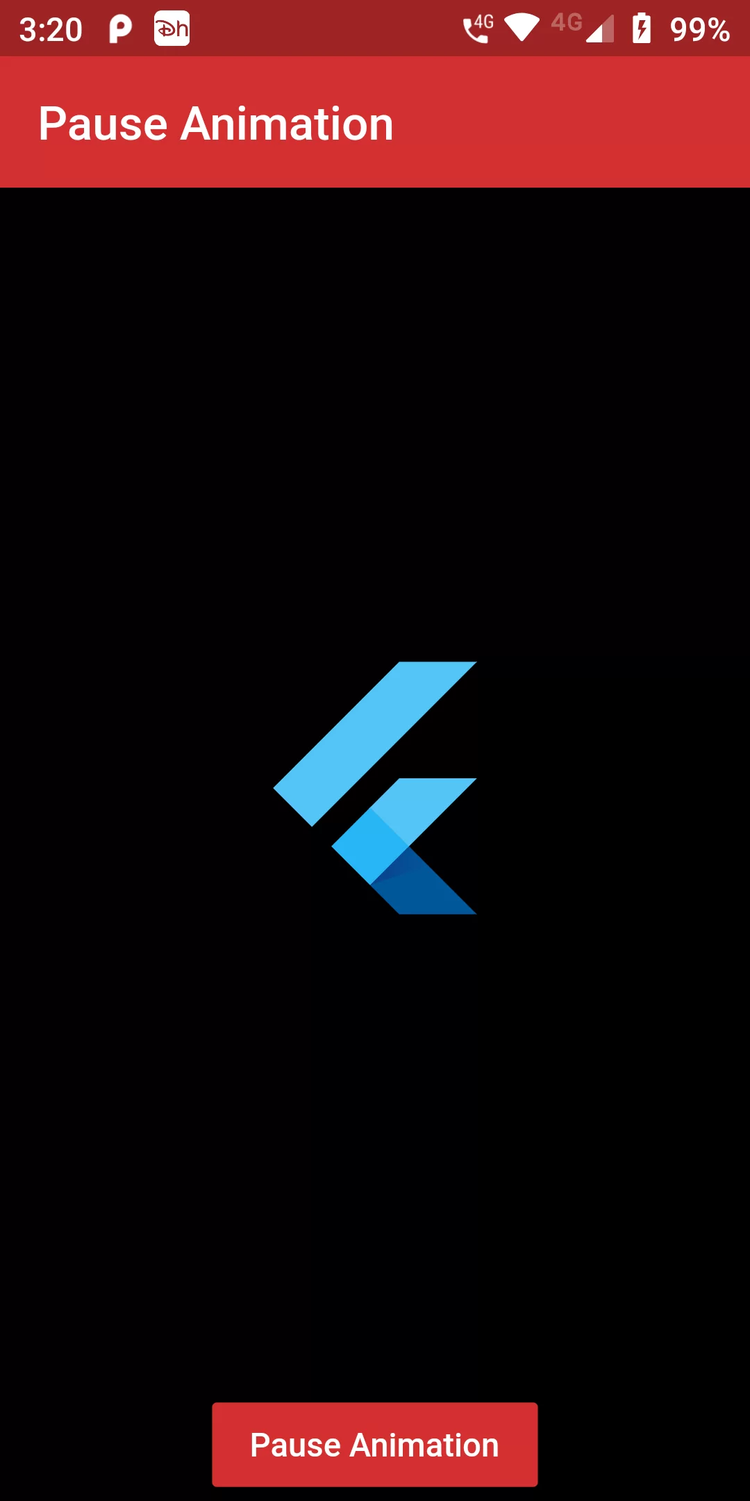 How To Use Pause Animation Using Flutter Android App