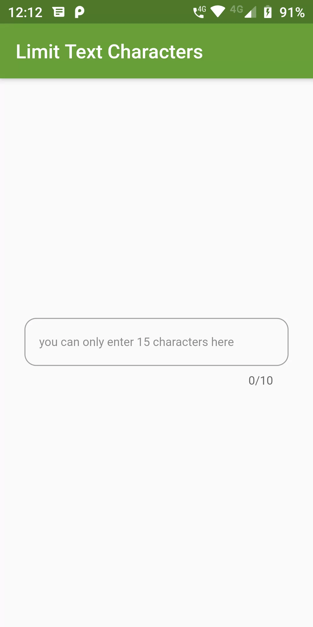 How To Limit Text Characters In Text Field Input Using Flutter App