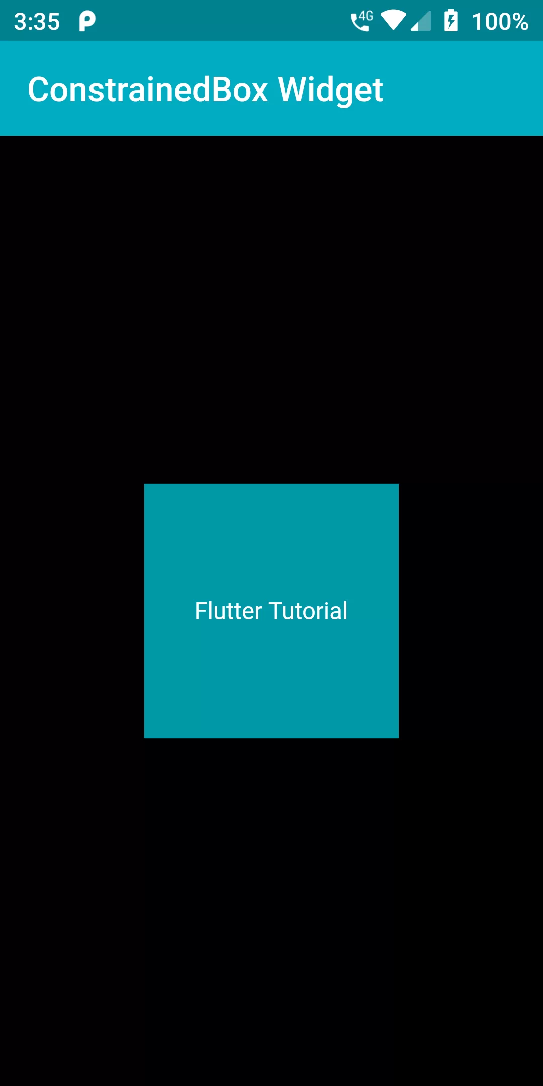 How To Use Constrained Box Widget Using Flutter App