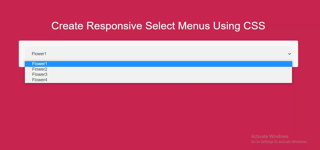 How Can I Create Responsive Select Menus Using CSS