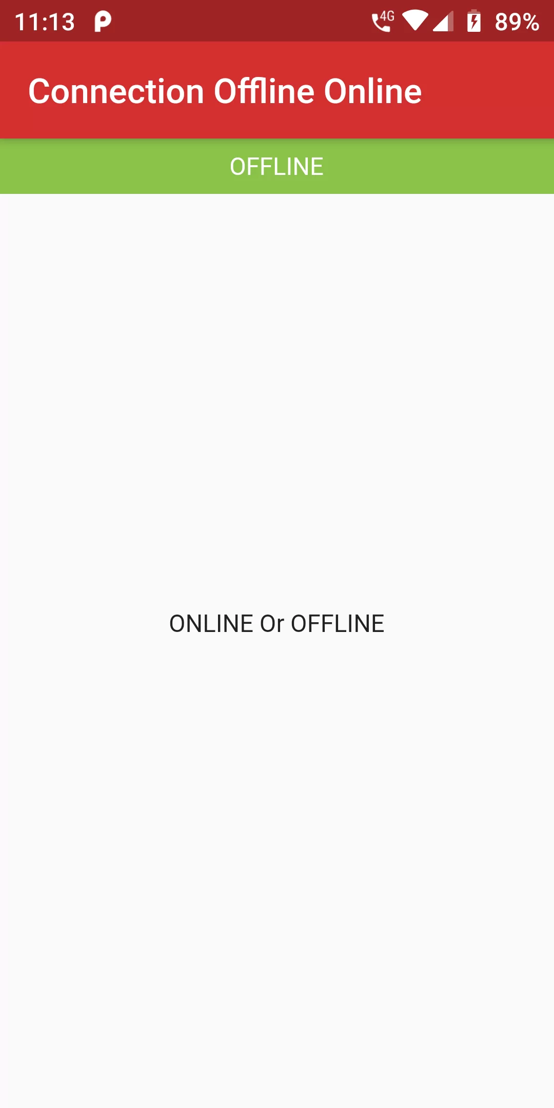 How To Make Online Offline Connection Using Flutter App