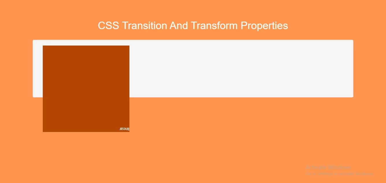 How Do I Use CSS Transition And Transform Properties