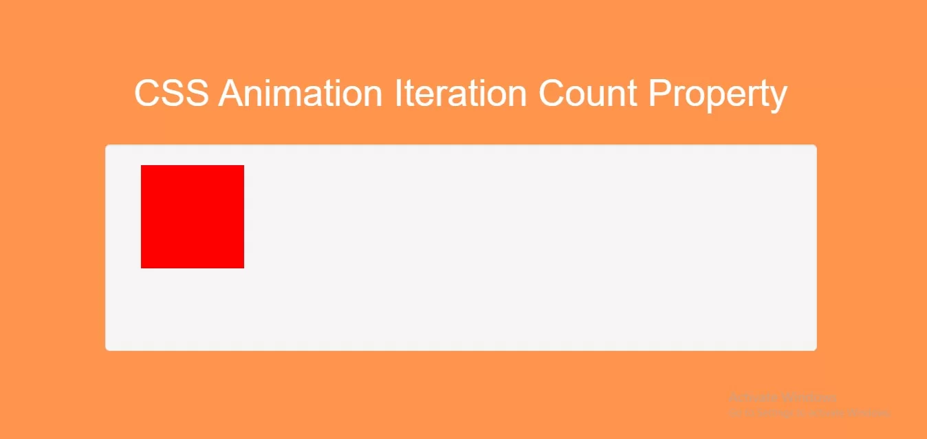 How Do I Use CSS Animation Iteration Count Property