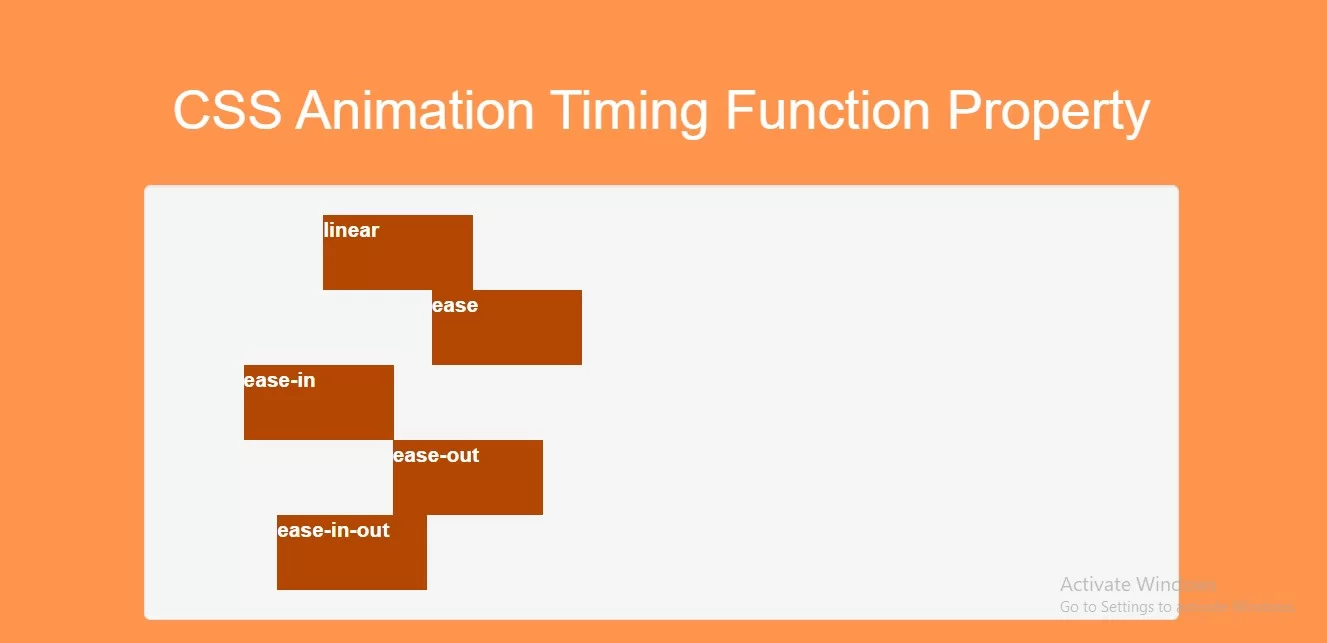 How Do I Use CSS Animation Timing Function Property