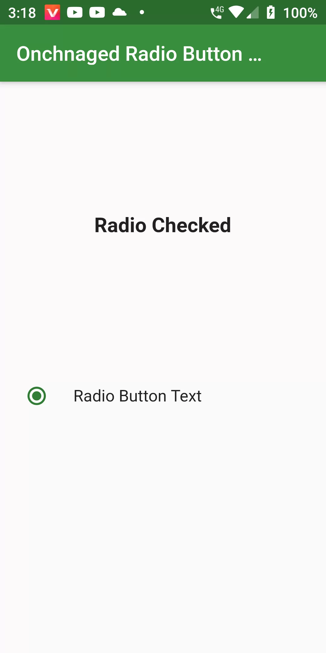 How To Add Onchnaged Radio Button Listener Using Flutter App