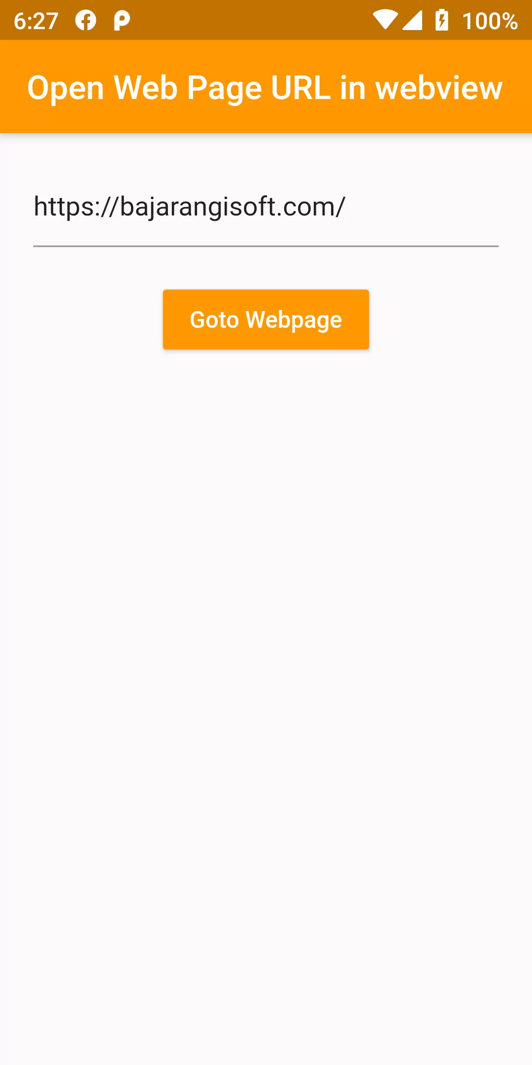 How To Open Web Page Url In Webview Using Flutter App
