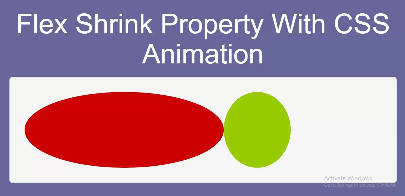 How Do I Use Flex Shrink Property With CSS Animation