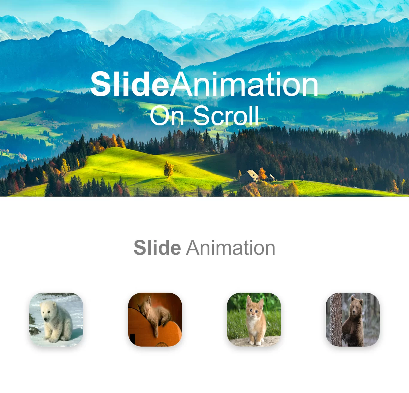 How Can I Create Slide Animation On Scroll Using CSS