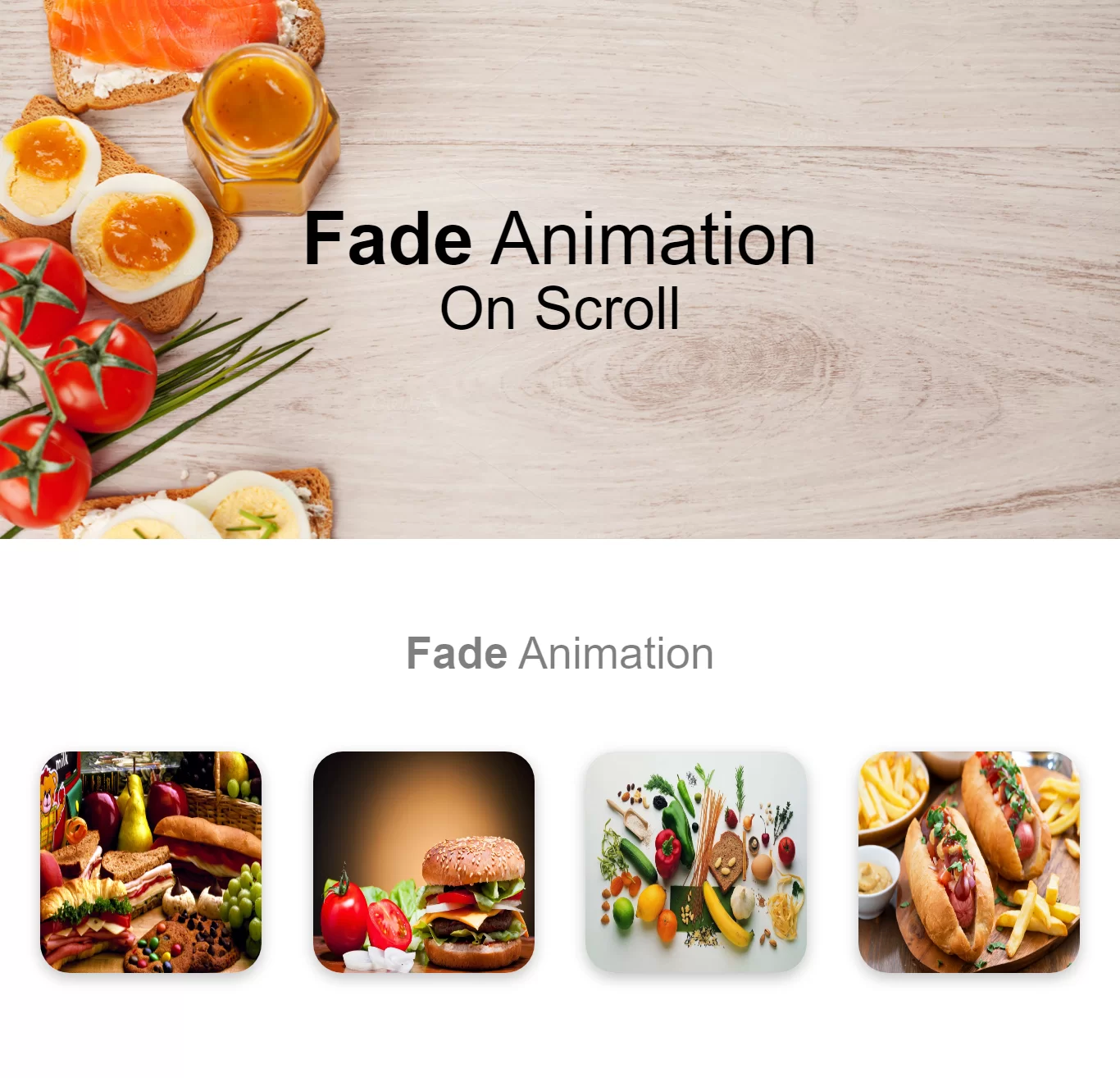 How Do I Create Fade Animation On Scroll Using CSS