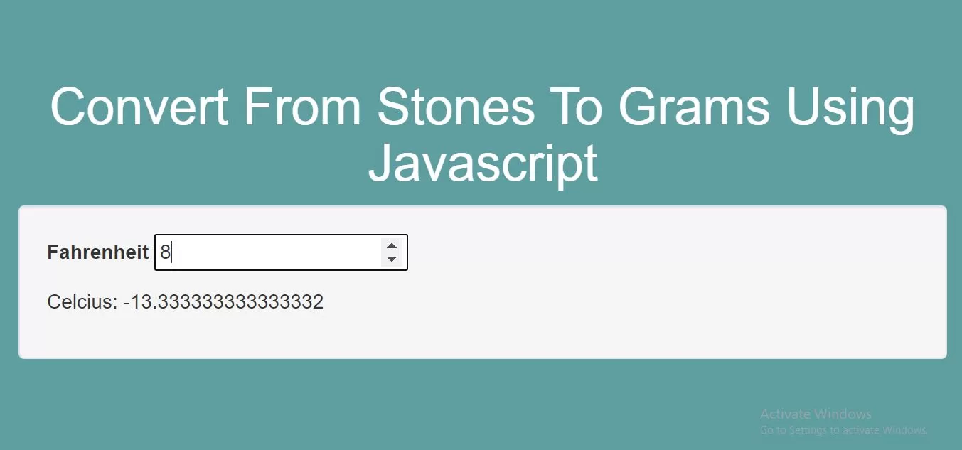 How To Convert From Fahrenheit To Kelvin Using Javascript