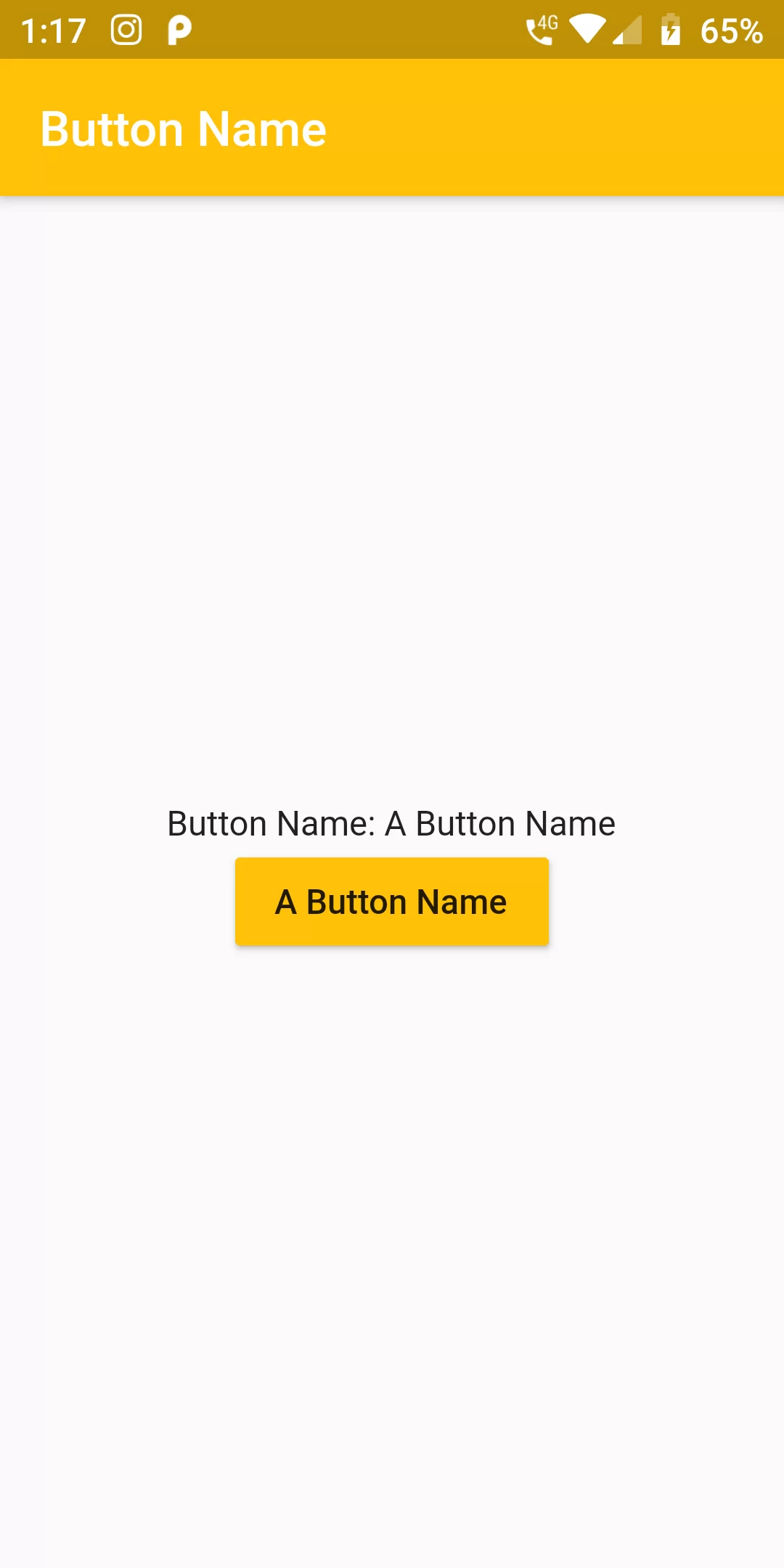 Get Button Name On Button Click Using Flutter Android App