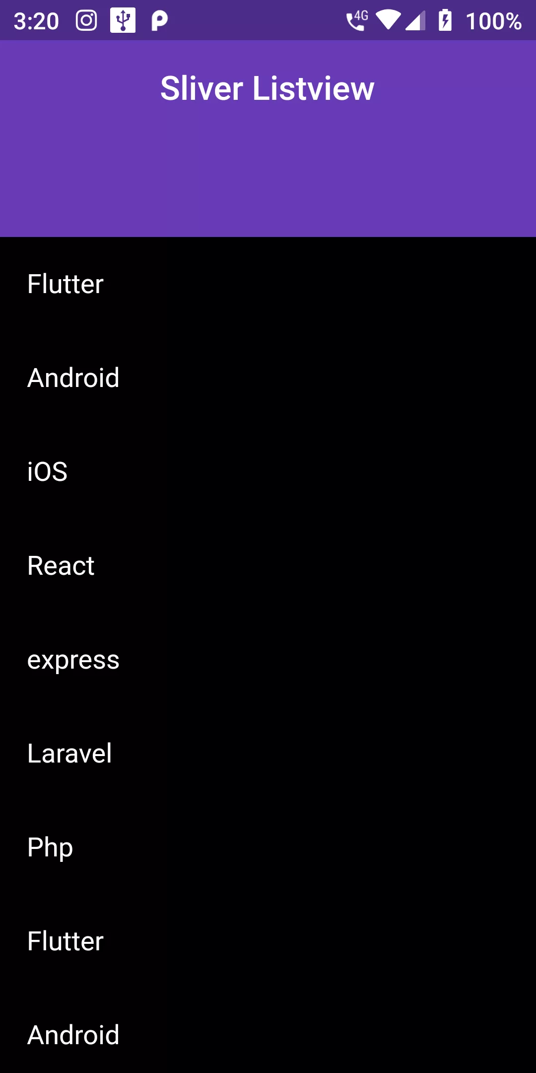 How To Create Silver Listview Using Flutter Android App