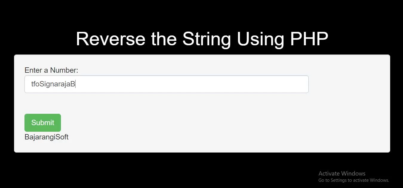 How To Implement Code For Reverse The String Using PHP