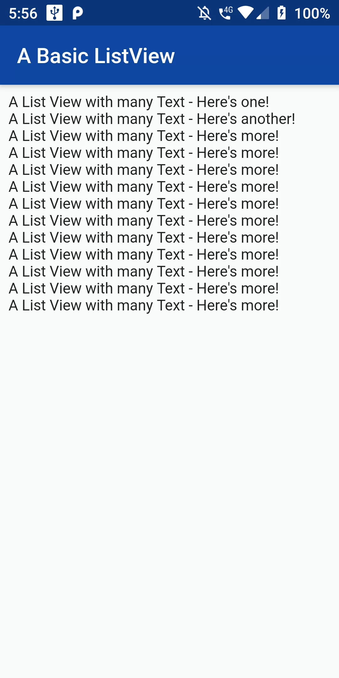 How To Create Basic Listview Using Flutter Android App